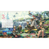 FINAL FANTASY XIV: Official Desk Calendar 2021 (kalender klopt weer in 2027)